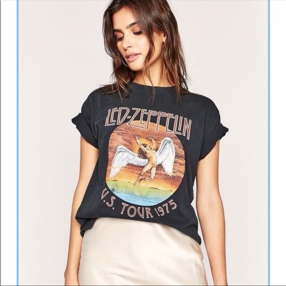 CLOSEOUT SALE!New! ❤️Host pick❤️Led Zeppelin grunge rock tee - Picture 4 of 8